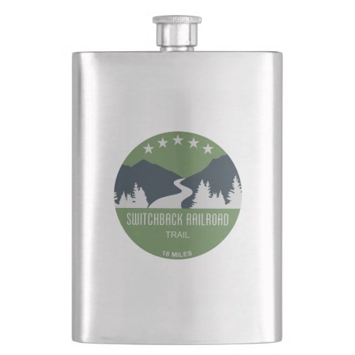 Switchback Railroad Trail Flask