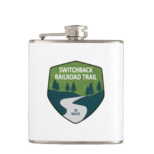 Switchback Railroad Trail Flask