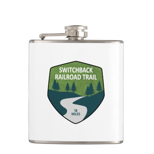 Switchback Railroad Trail Flask
