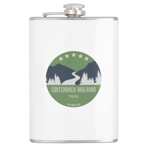 Switchback Railroad Trail Flask