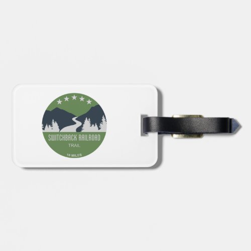 Switchback Railroad Trail Luggage Tag