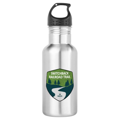 Switchback Railroad Trail Stainless Steel Water Bottle