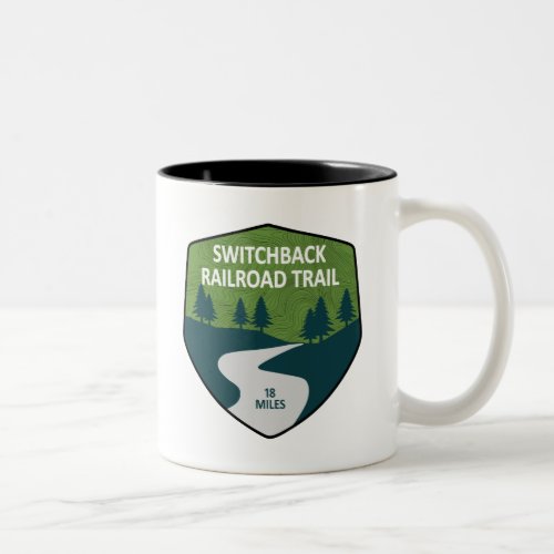 Switchback Railroad Trail Two_Tone Coffee Mug