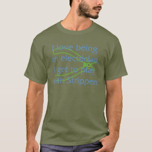 Switches Be Trippin' Electrician Electrical Engine T-Shirt
