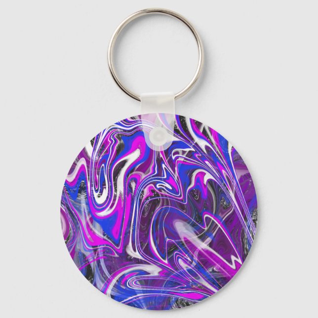 Switches Brushes of Colors Keychain (Front)