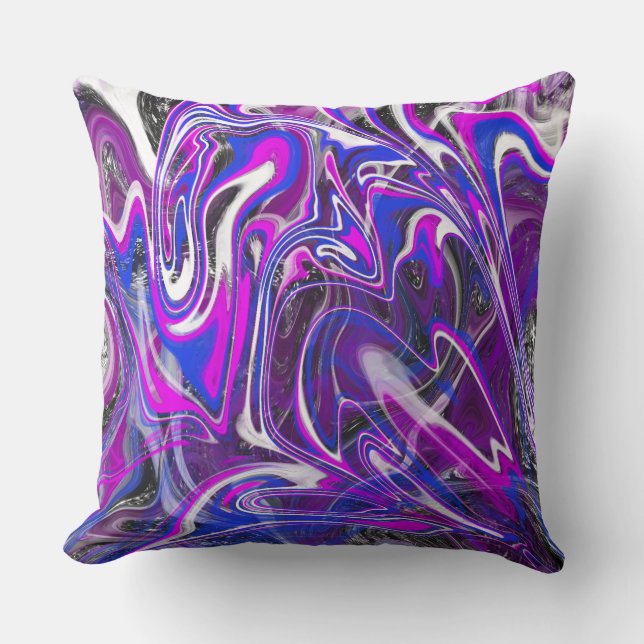 Switches Brushes of Colors Throw Pillows (Front)