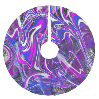 Switches Brushes of Colors Tree Skirt