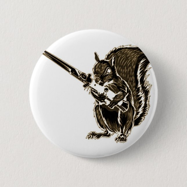 Switchy the Squirrel Button (Front)