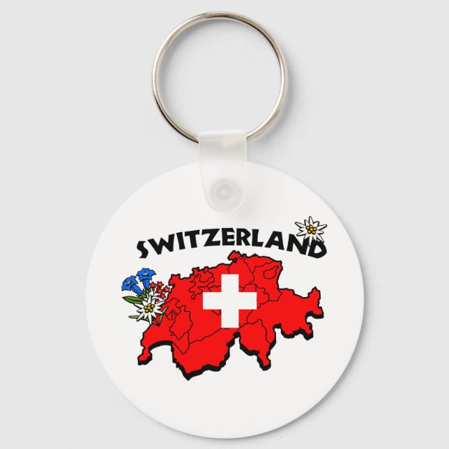 Switz Map Keychain (Front)