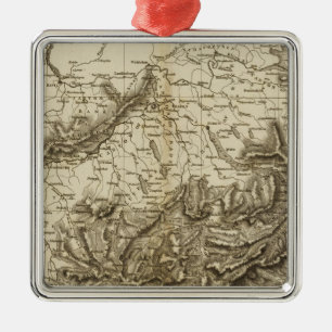Switzerland 10 metal ornament