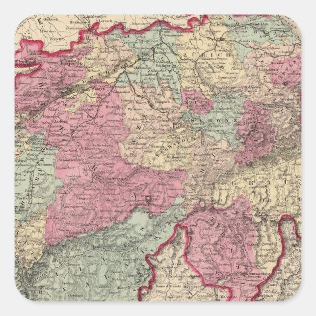 Switzerland 10 square sticker (Front)