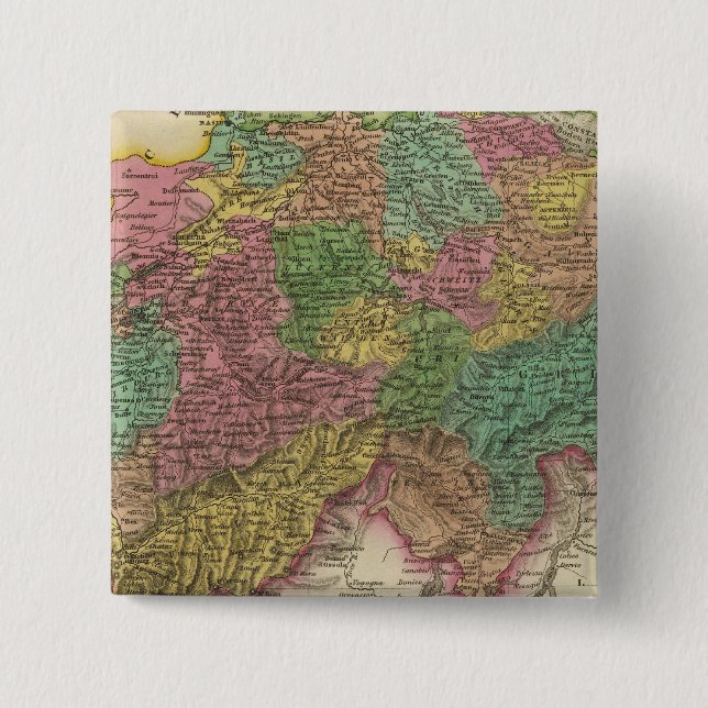 Switzerland 14 pinback button (Front)