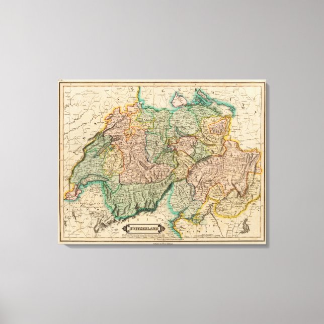 Switzerland 16 canvas print (Front)