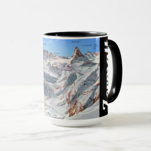 " Switzerland: 1970s/today Valais - Zermatt Panora Mug