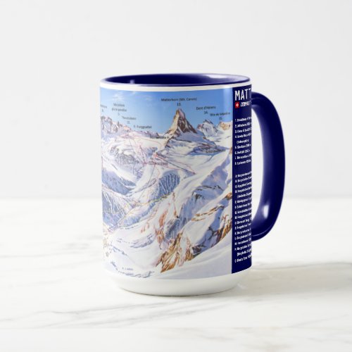  Switzerland 2021today _ ZermattMatterhorn Pan Mug