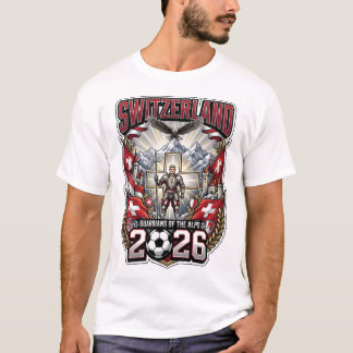 Switzerland 2026 Personalized Football Fan T-Shirt