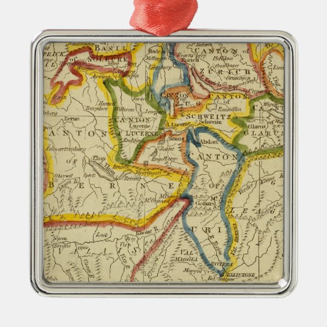 Switzerland 21 metal ornament (Front)