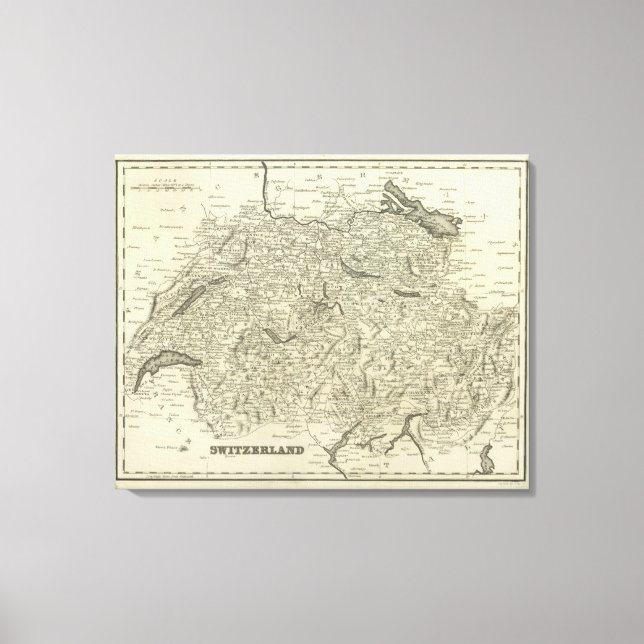 Switzerland 25 canvas print (Front)