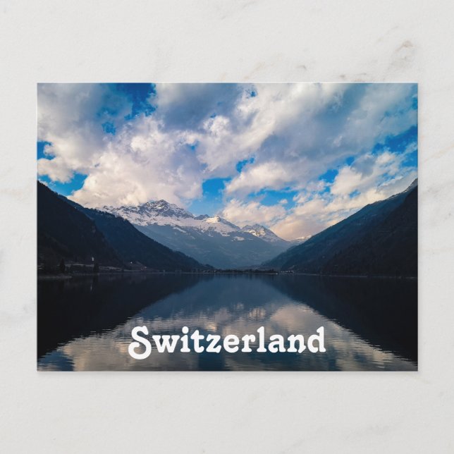 Switzerland Alps / Swiss Alps Mountains Postcard (Front)