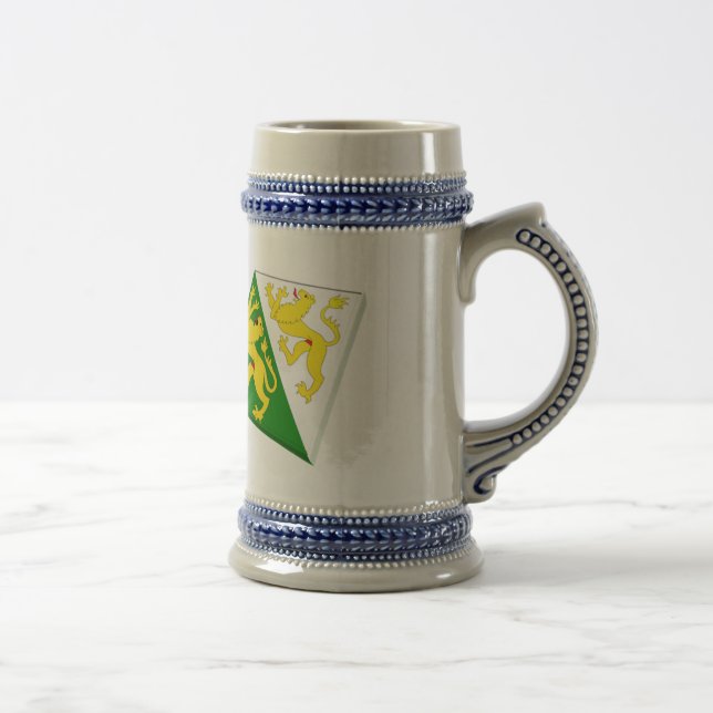 Switzerland and Thurgau Flags Beer Stein (Right)