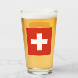 SWITZERLAND BEER GLASS