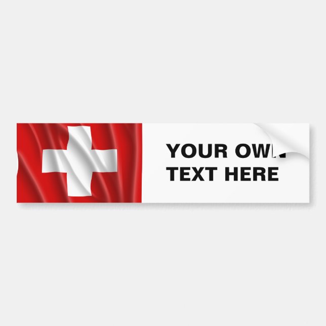 SWITZERLAND BUMPER STICKER (Front)