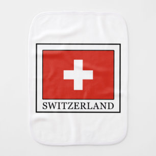 Switzerland Burp Cloth