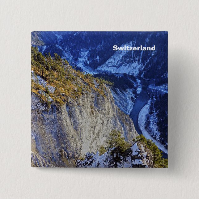 Switzerland Button (Front)