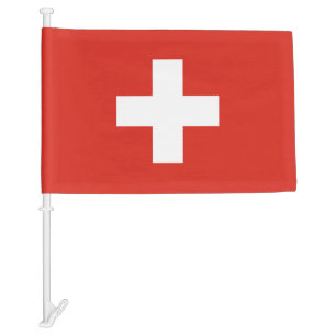 Switzerland Car Flag