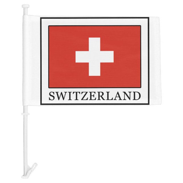Switzerland Car Flag (Front)
