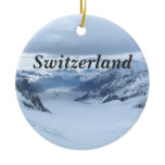 Switzerland Ceramic Ornament