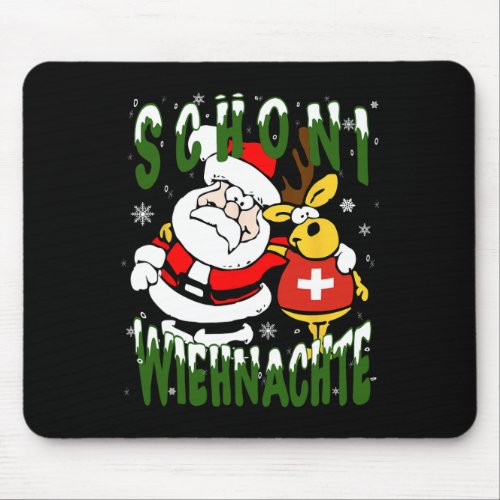 Switzerland Christmas Swiss Merry X_mas Schweiz  Mouse Pad