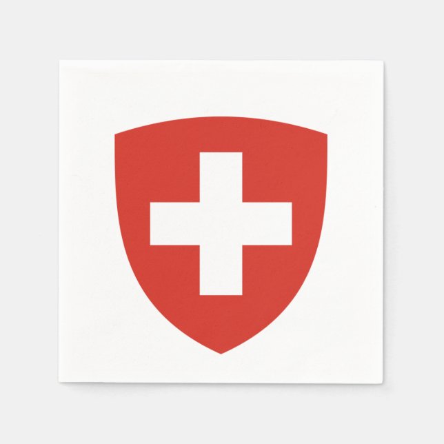 Switzerland Coat of arms Paper Napkins (Front)