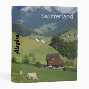 Switzerland Countryside 3 Ring Binder