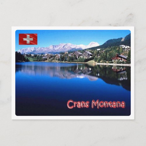 Switzerland _ Crans Montana _ Postcard