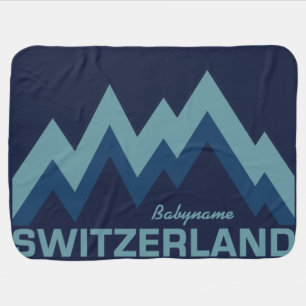 SWITZERLAND custom baby blanket