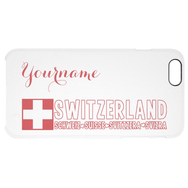 SWITZERLAND custom cases (Back Horizontal)