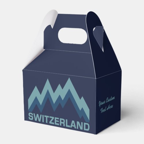 SWITZERLAND custom favor boxes