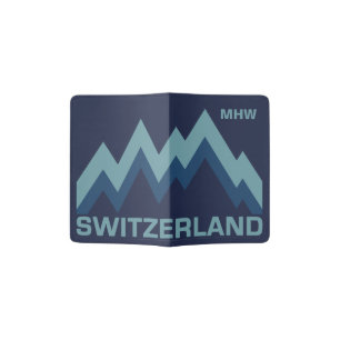 SWITZERLAND custom monogram passport cover