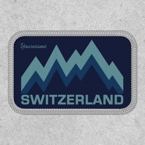 SWITZERLAND custom name Patch