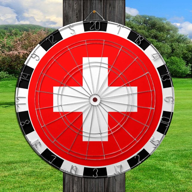 Switzerland Dartboard & Swiss Flag / game board (Creator Uploaded)