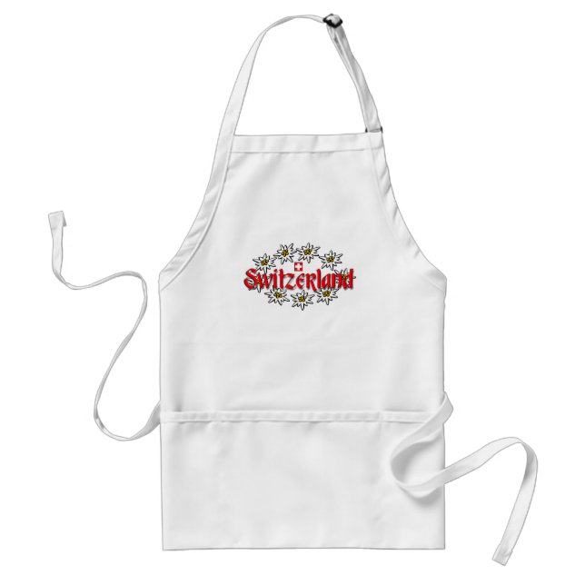 Switzerland Edelweiss Apron (Front)