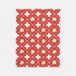 Switzerland Edelweiss pattern Fleece Blanket