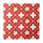Switzerland Edelweiss pattern Tile