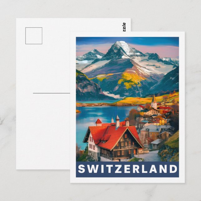 Switzerland Famous Travel Place Postcard (Front/Back)