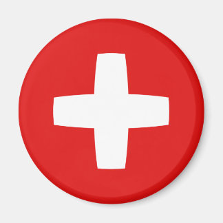 Switzerland Fisheye Flag Magnet