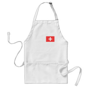 Switzerland Flag Adult Apron