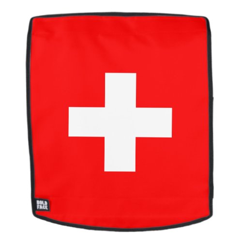 Switzerland Flag Backpack