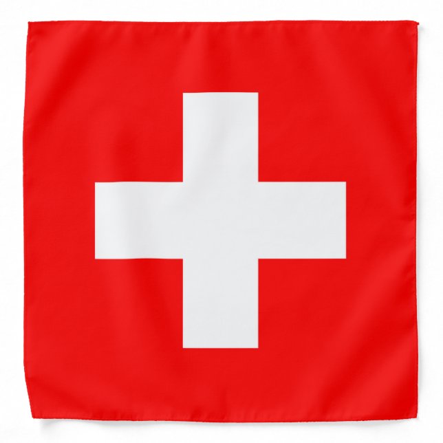 Switzerland Flag Bandana (Front)