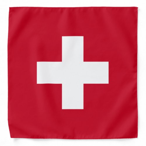 Switzerland Flag Bandana